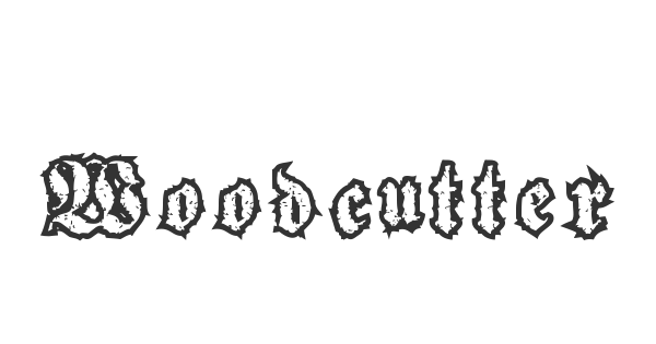 Woodcutter Gothic Drama font thumb
